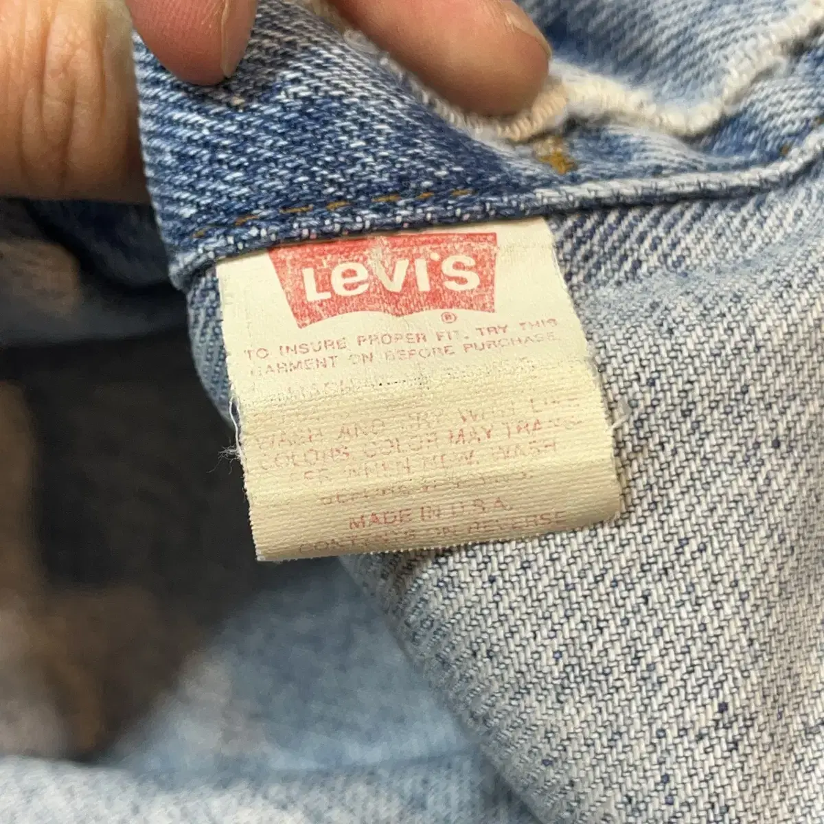 [M] LEVIs 리바이스 90년대 USA 빈티지 데님 트러커 자켓