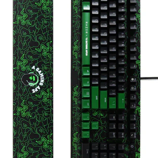 [해외] 베이프 X 레이저 RAZER 네온 카모 블랙위도우 V3 키보드