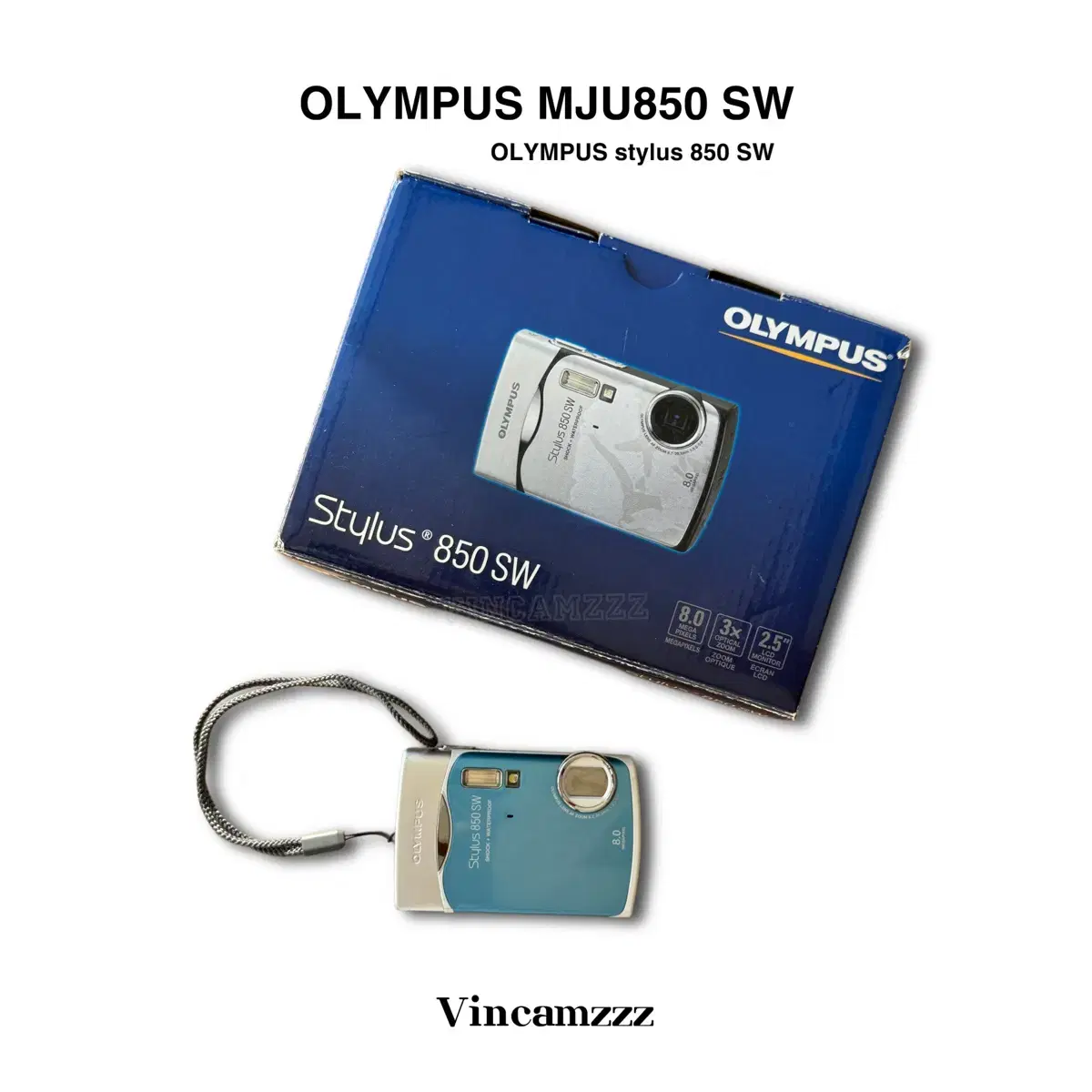 Olympus 뮤850sw (stylus) 방수 디지털 카메라