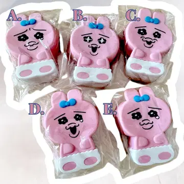 빤쮸토끼 실리콘 파우치 5종 세트