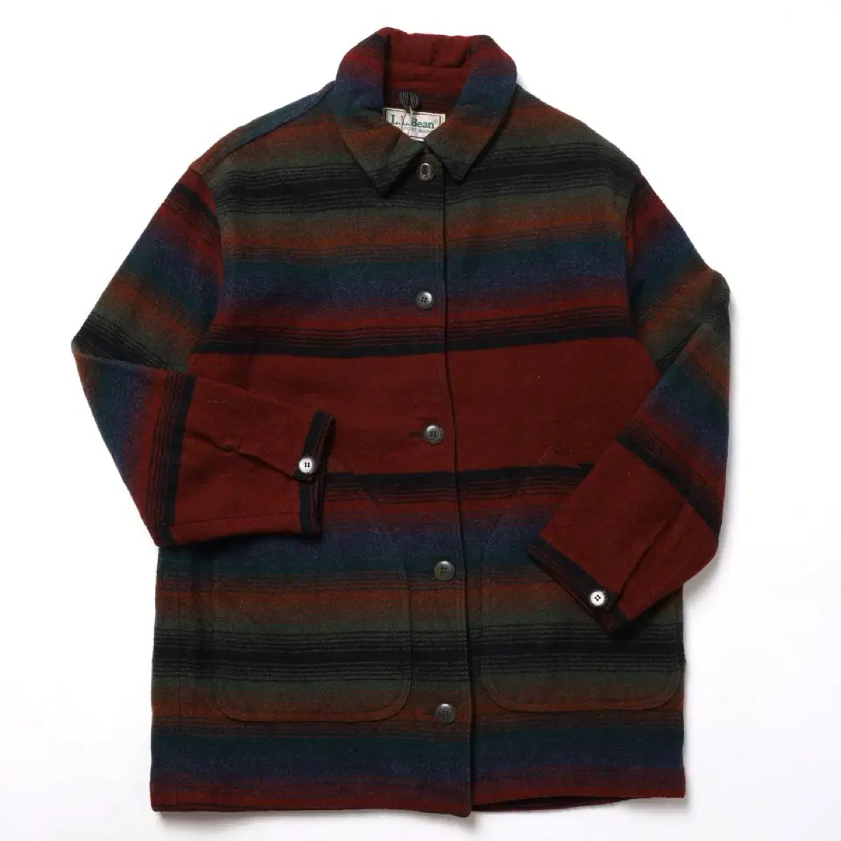 엘엘빈 Stripe Pattern Wool Jacket