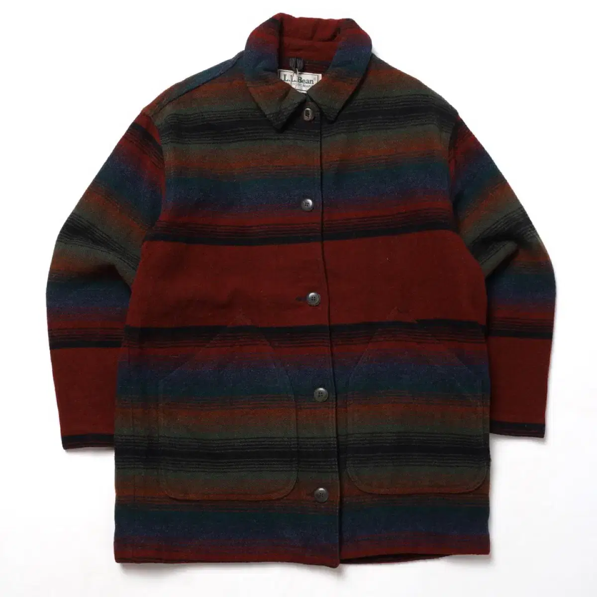 엘엘빈 Stripe Pattern Wool Jacket