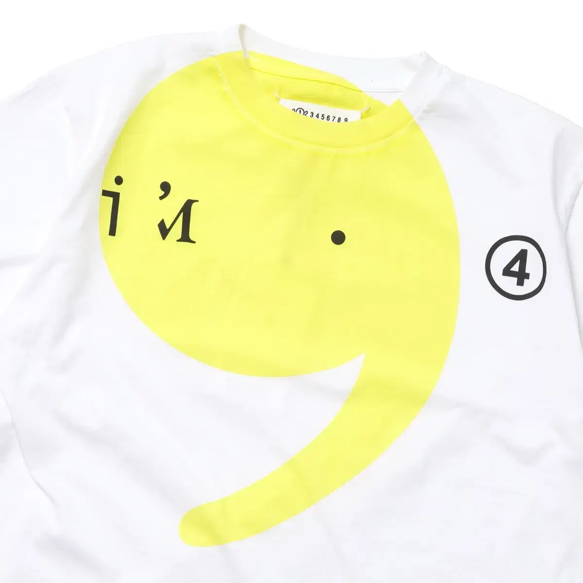 메종 마르지엘라 Comma Printing T-shirt