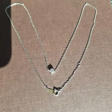 싱글 볼 다이아몬드 (0.10캐럿) K18WG 펜던트