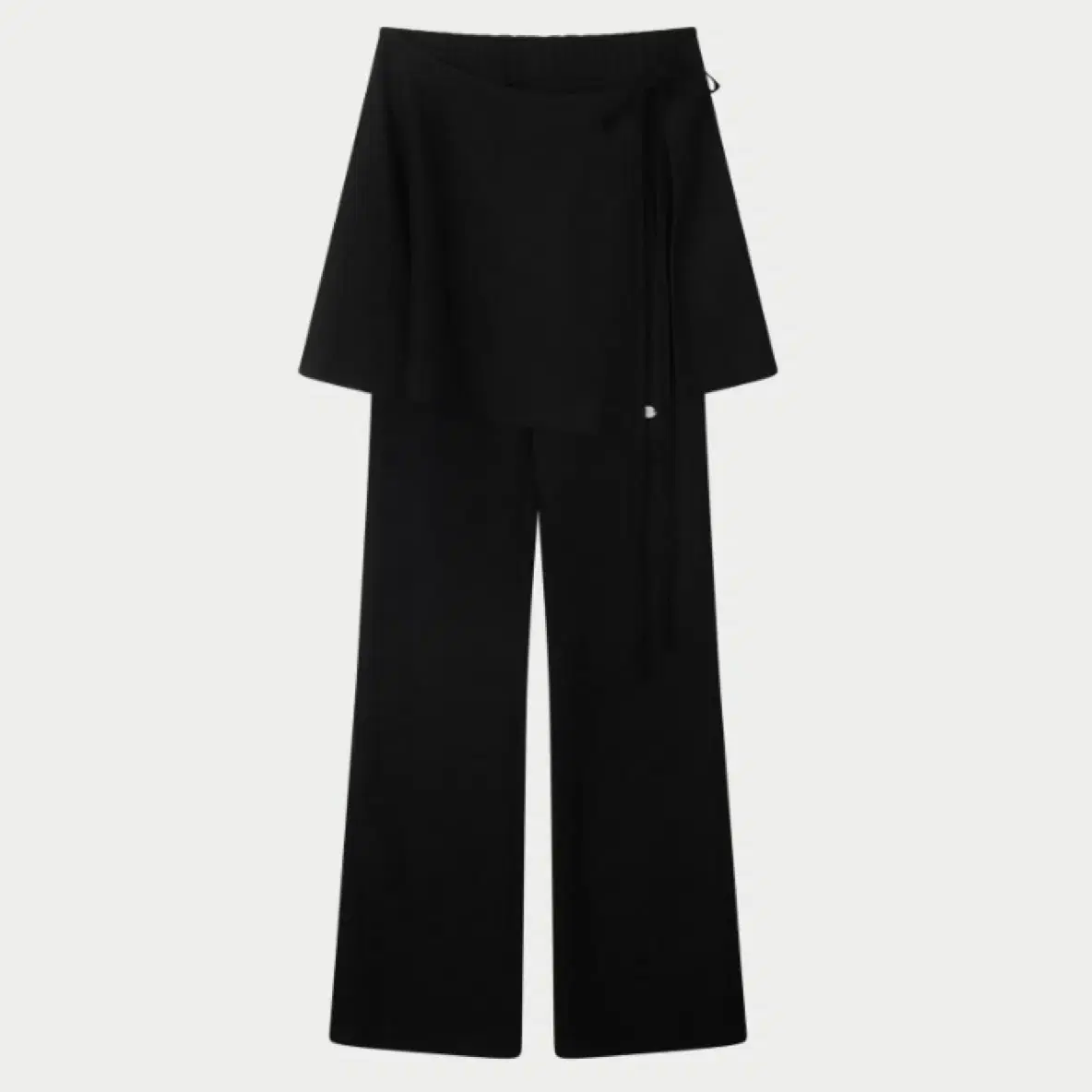 [구해요] 유솝 스완 랩 팬츠 블랙 사이즈2 swan wrap pants