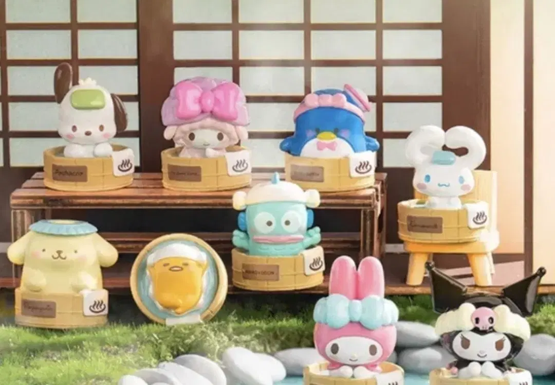 Pochacco Hot Spring Mini Figure