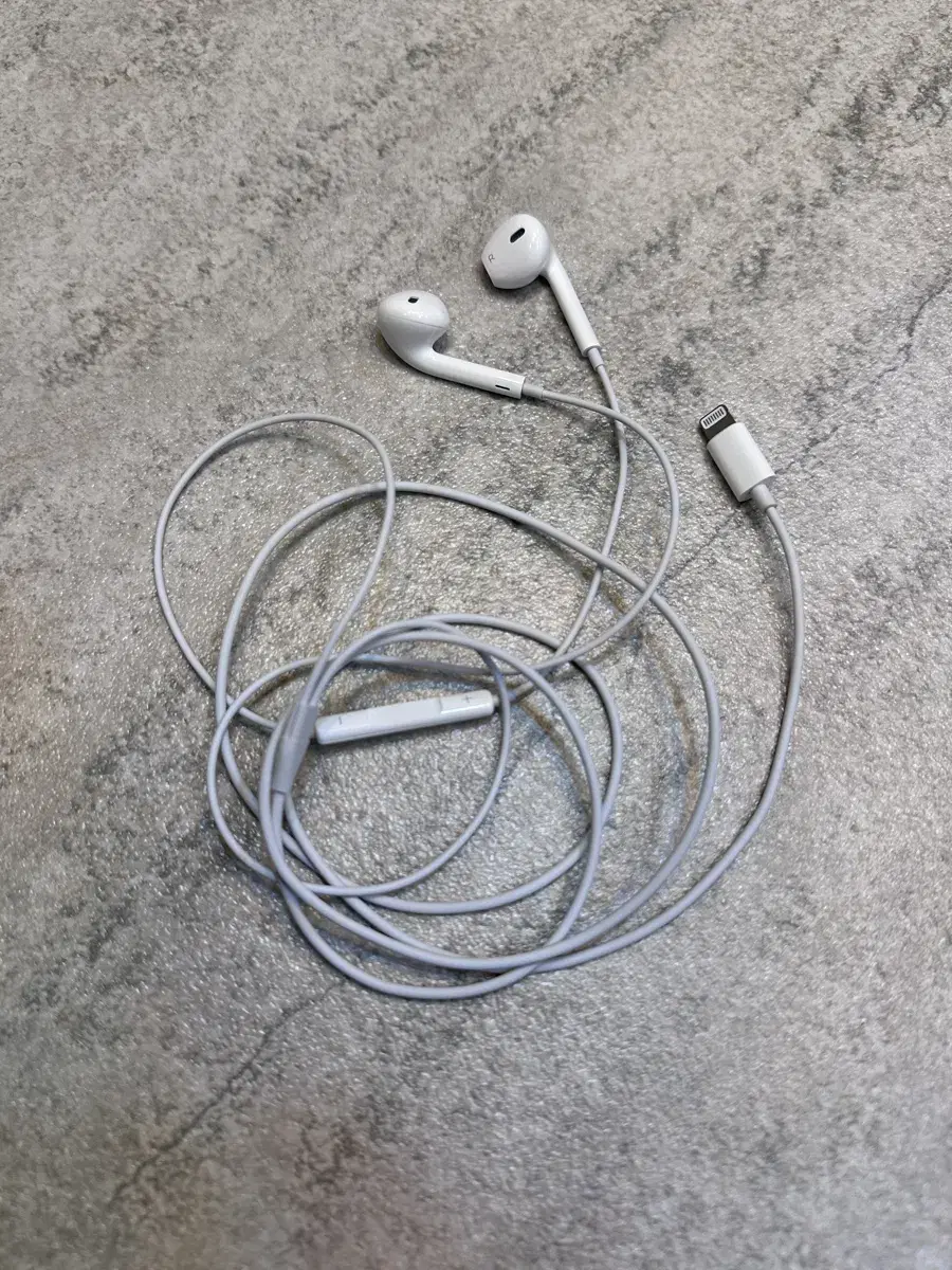 APPLEEARPHONES 애플 줄 이어폰 (착용1번)