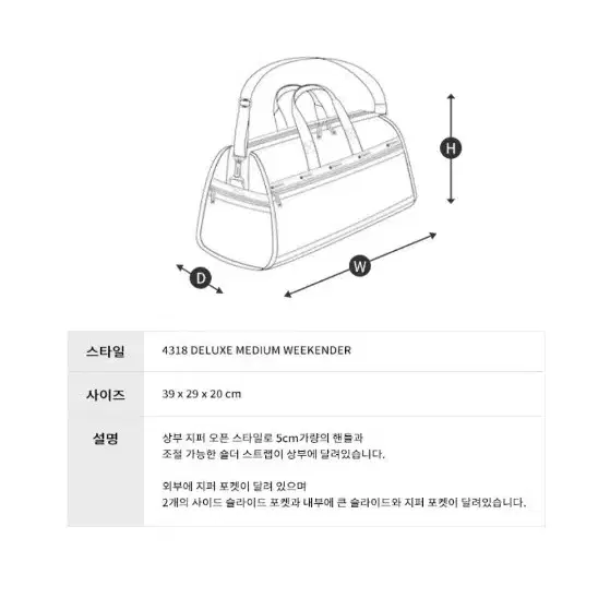 레스포삭 미디움 위켄더 가방팝니다