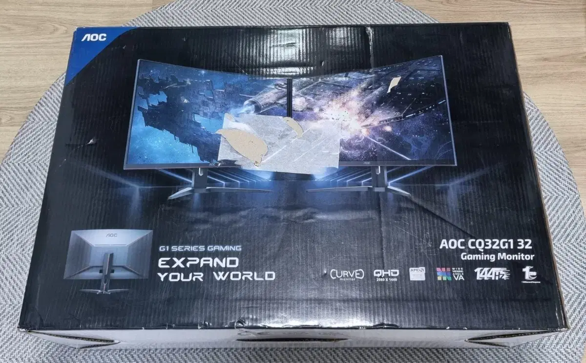 AOC CQ32G1 커브드 32인치 QHD 144hz 게이밍 모니터