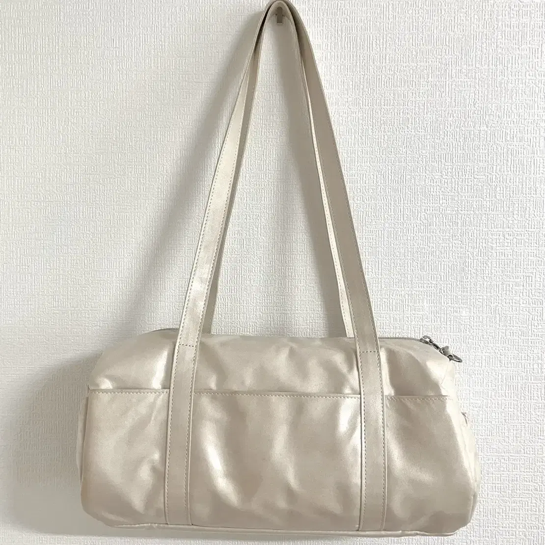 오부니 가방 Fluffy ribbon bag_vintage ivory