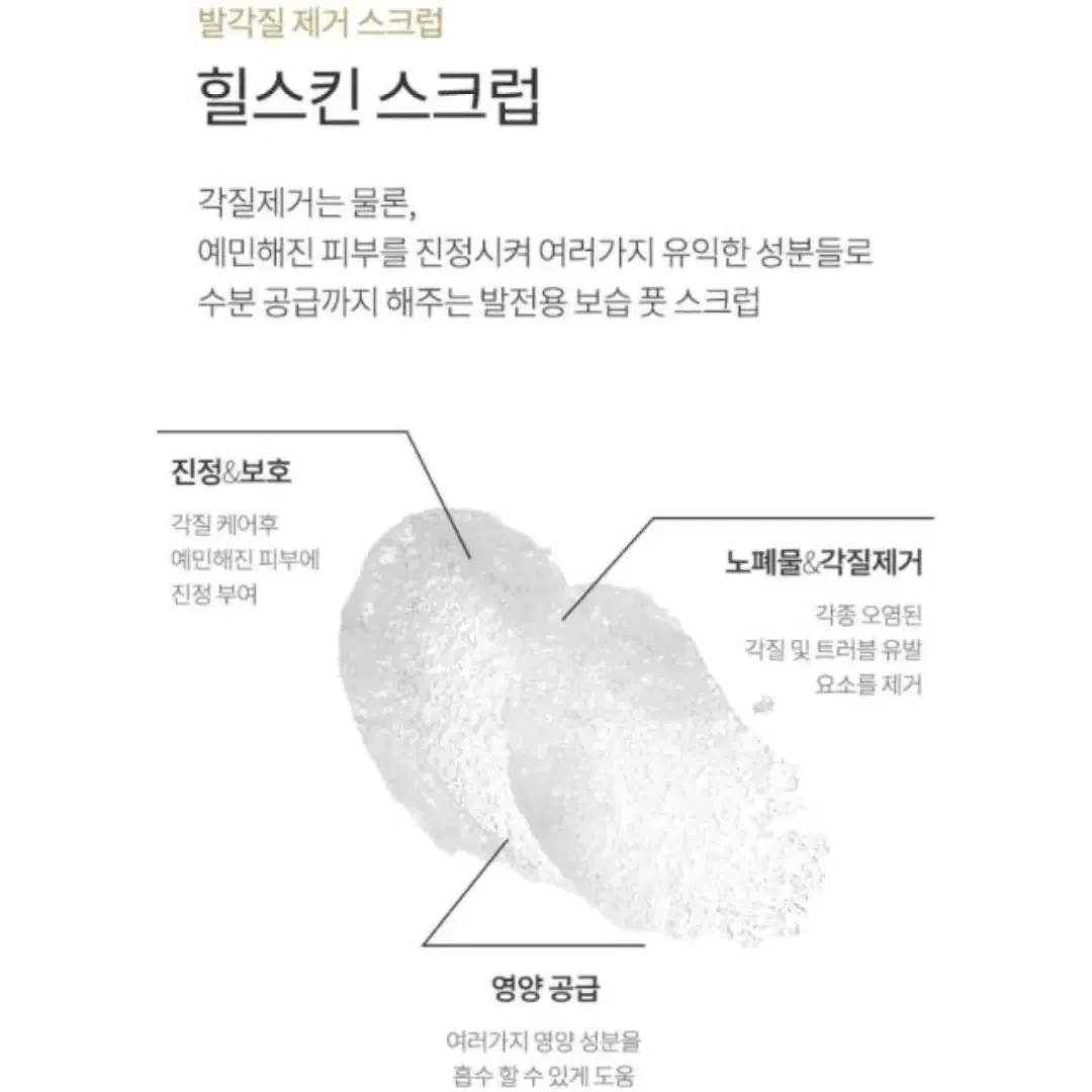 더싹 힐스킨  스크럽 180ml 발각질 관리