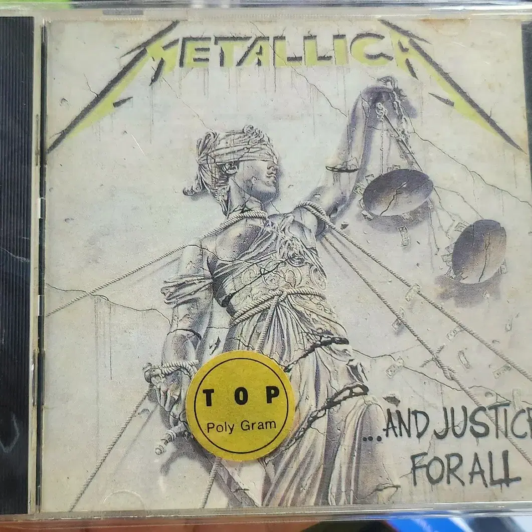 METSLLICA AND JUSTICE FOR ALL 국내반CD