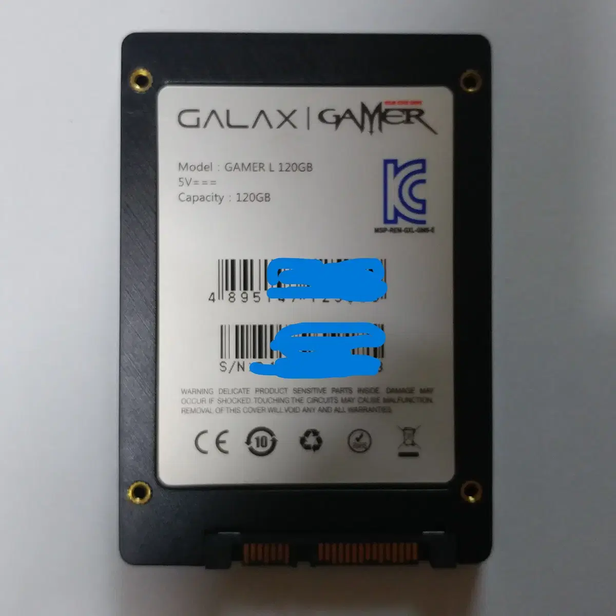 도시바 HDD 1TB + GALAXY GAMER SSD 120G (택포)