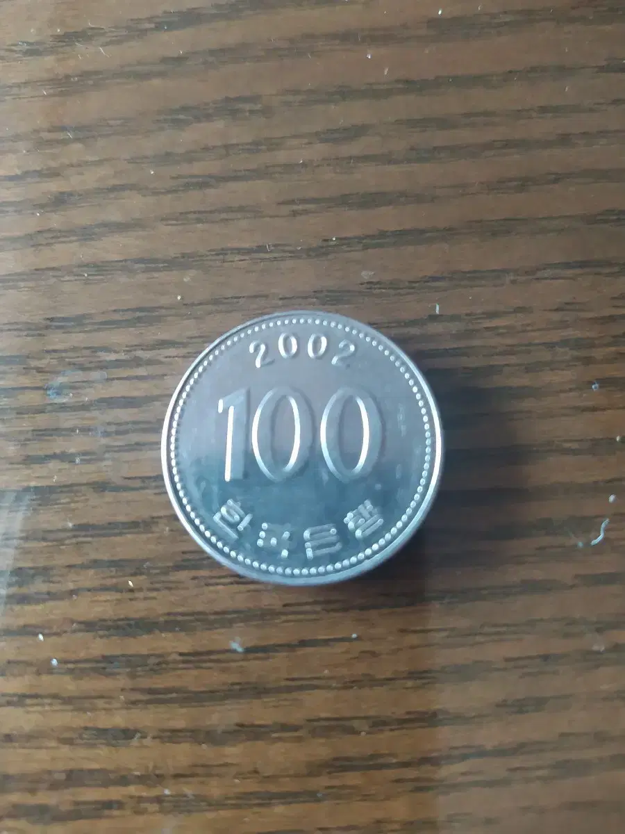 2002년 100원 동전