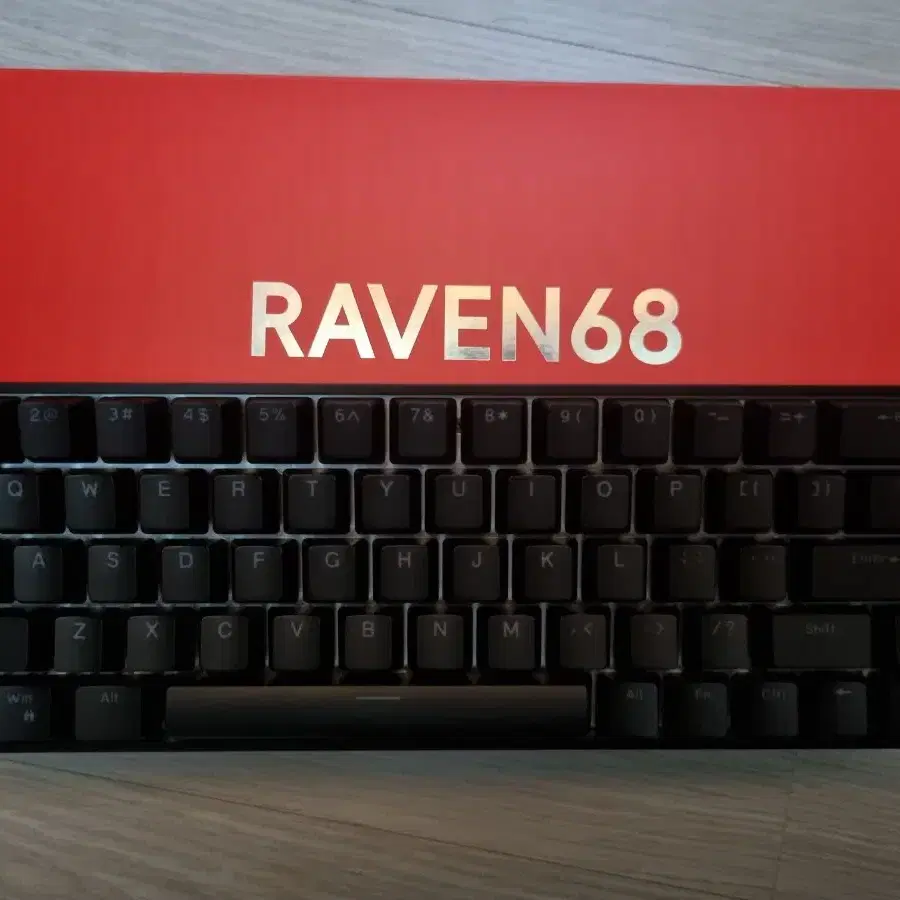 raven68 키보드 raw he 50g로 교체