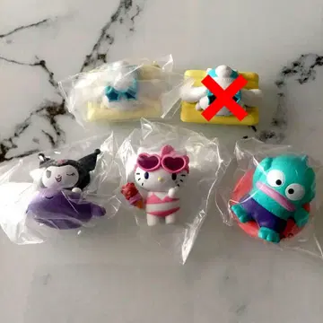 산리오 다함께 수영장 피규어 키티한교동 쿠로미시나몬