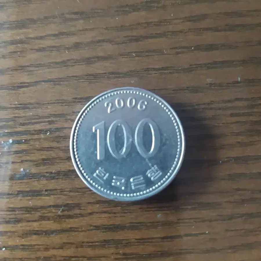 2006년 100원 둥전