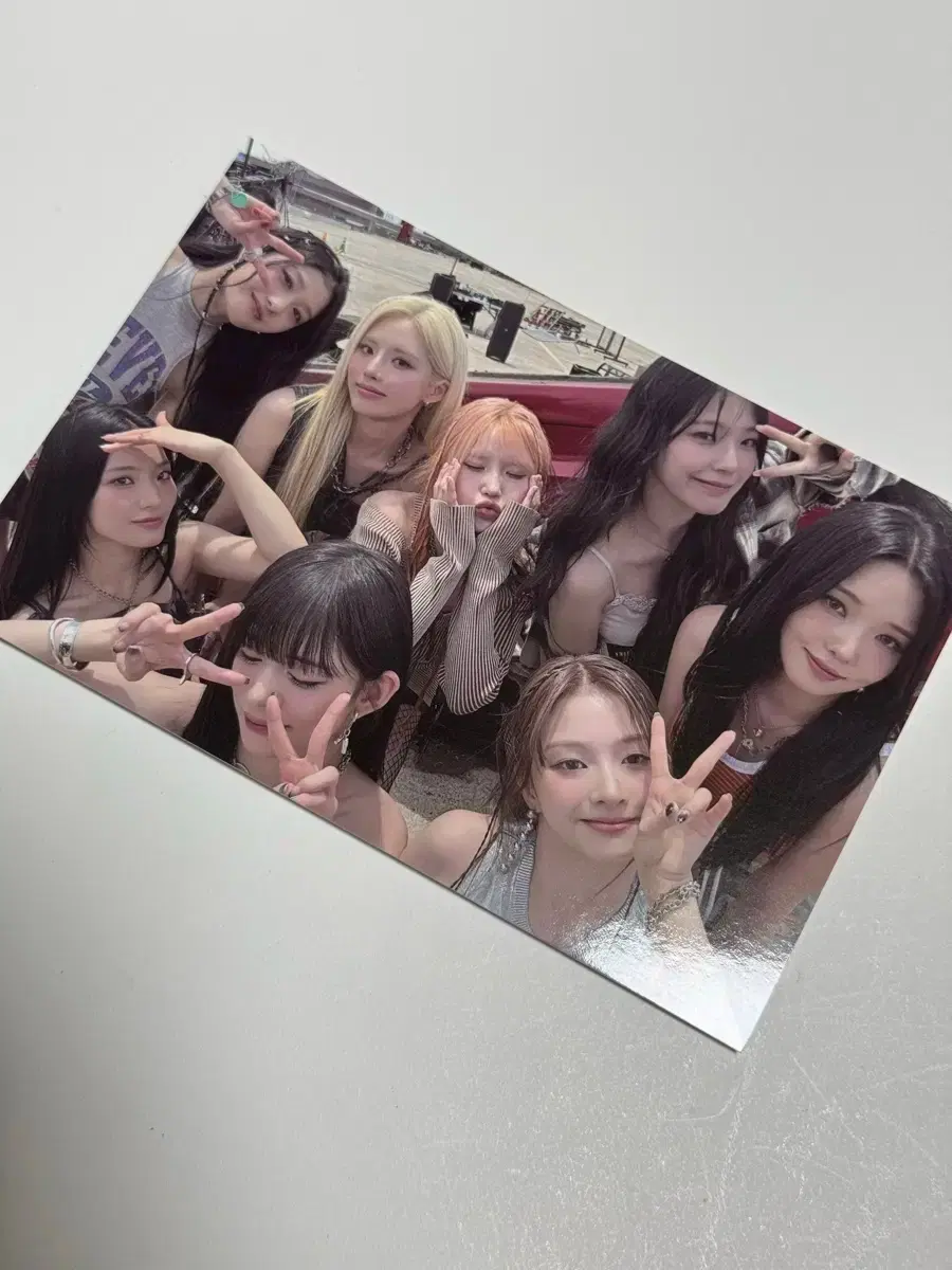 Fromis 9 Super Sonic weverse shop pre-order benefit Group photo wts