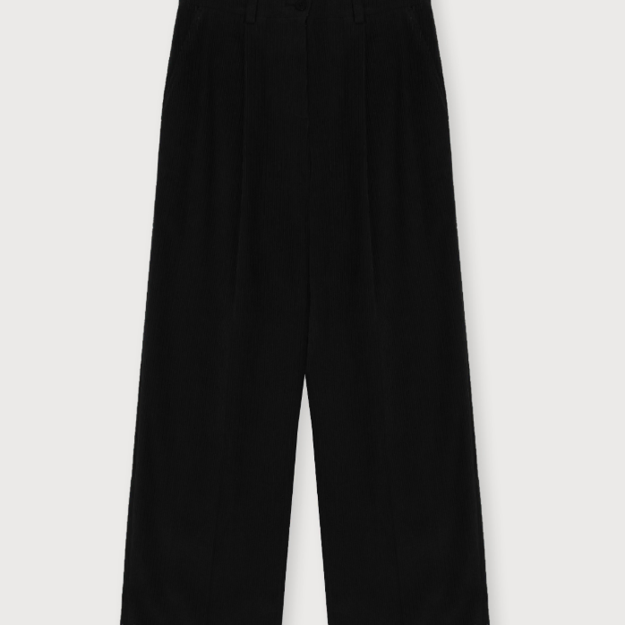 에토스 CORDUROY ONE TUCK PANTS