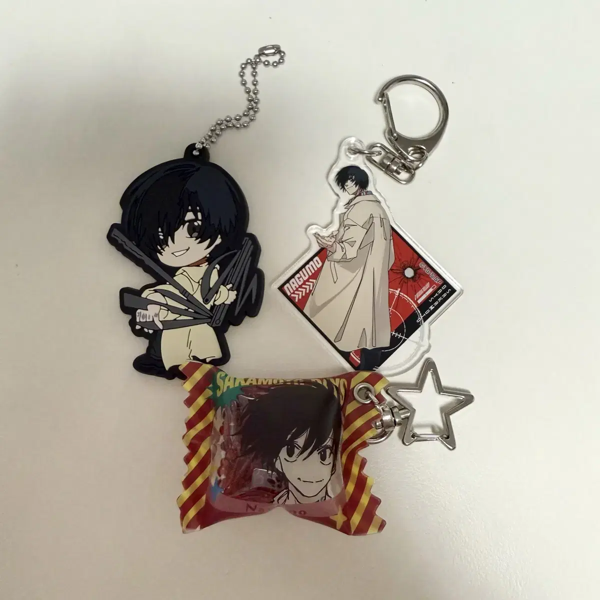 Sakadey Nagumo Yoichi Rubber Strap acrylic keyring Shakashaka