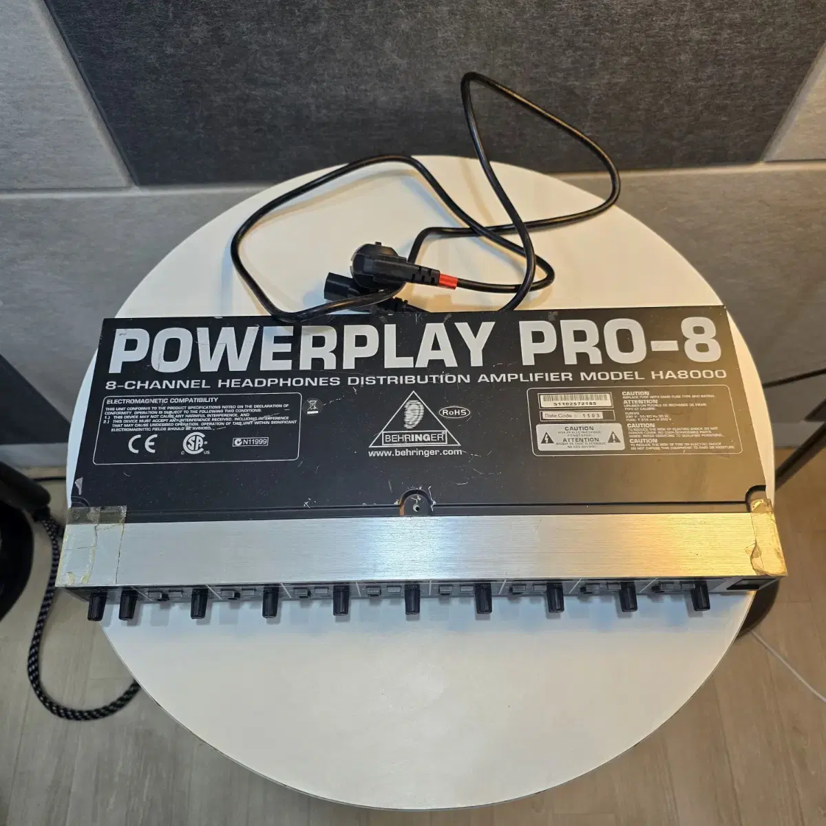 베링거 POWERPLAY PRO-8 헤드폰 앰프!