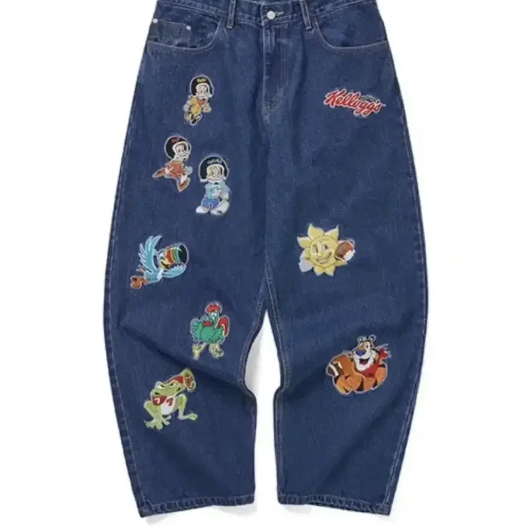 켈로그 위캔더스 KELLOGG'S H.O.F DENIM PANTS