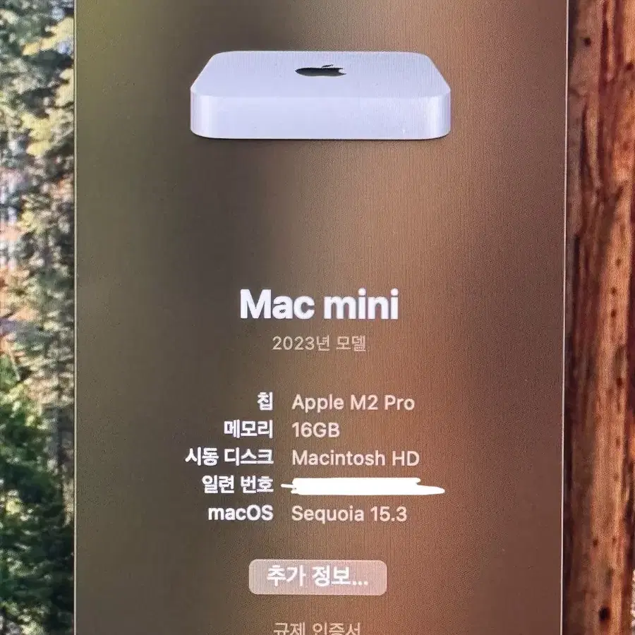 맥미니 M2 Pro 16GB 1tb 팝니다 (애케플)