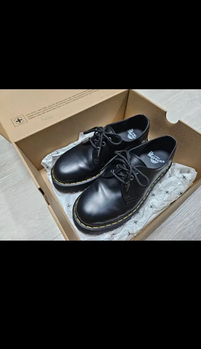 Dr. Martens 1461 Quad Black Polished Smooth