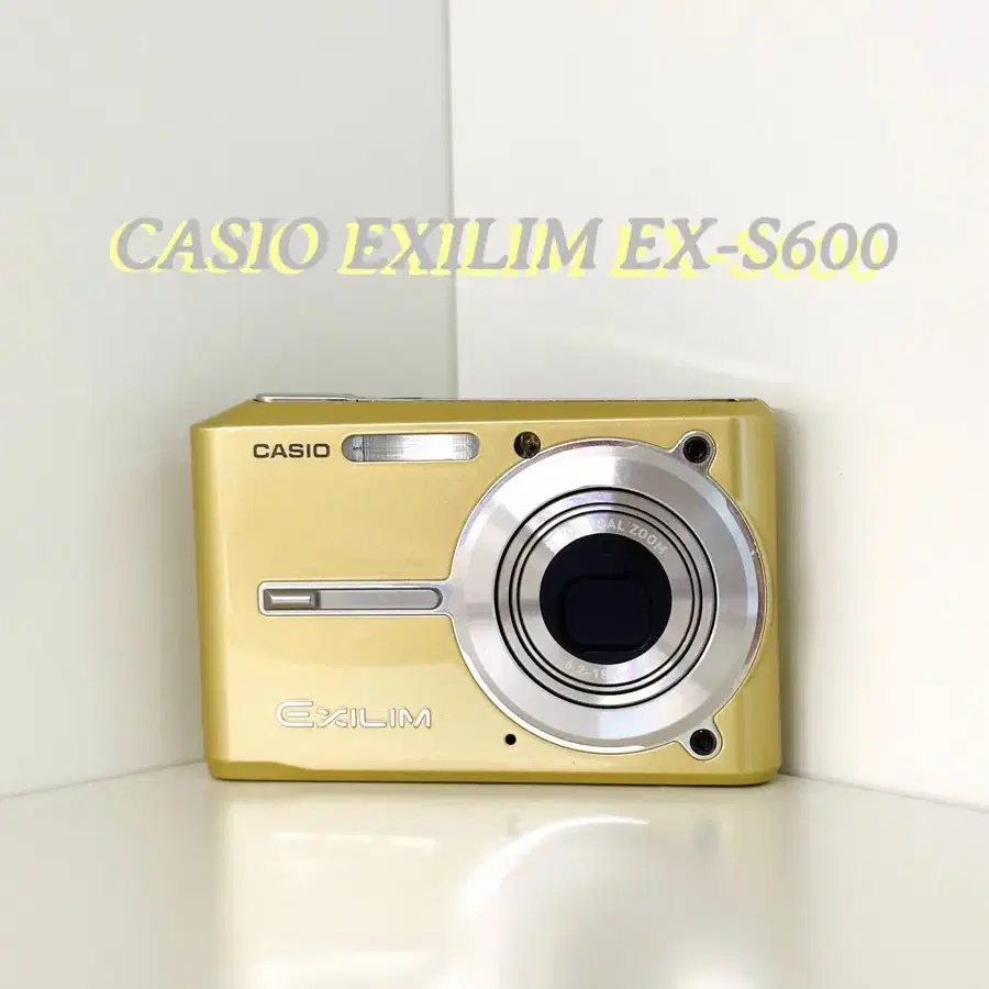 카시오 EXILIM Ex-S600 골드 디카 / 빈티지 디지털 카메라