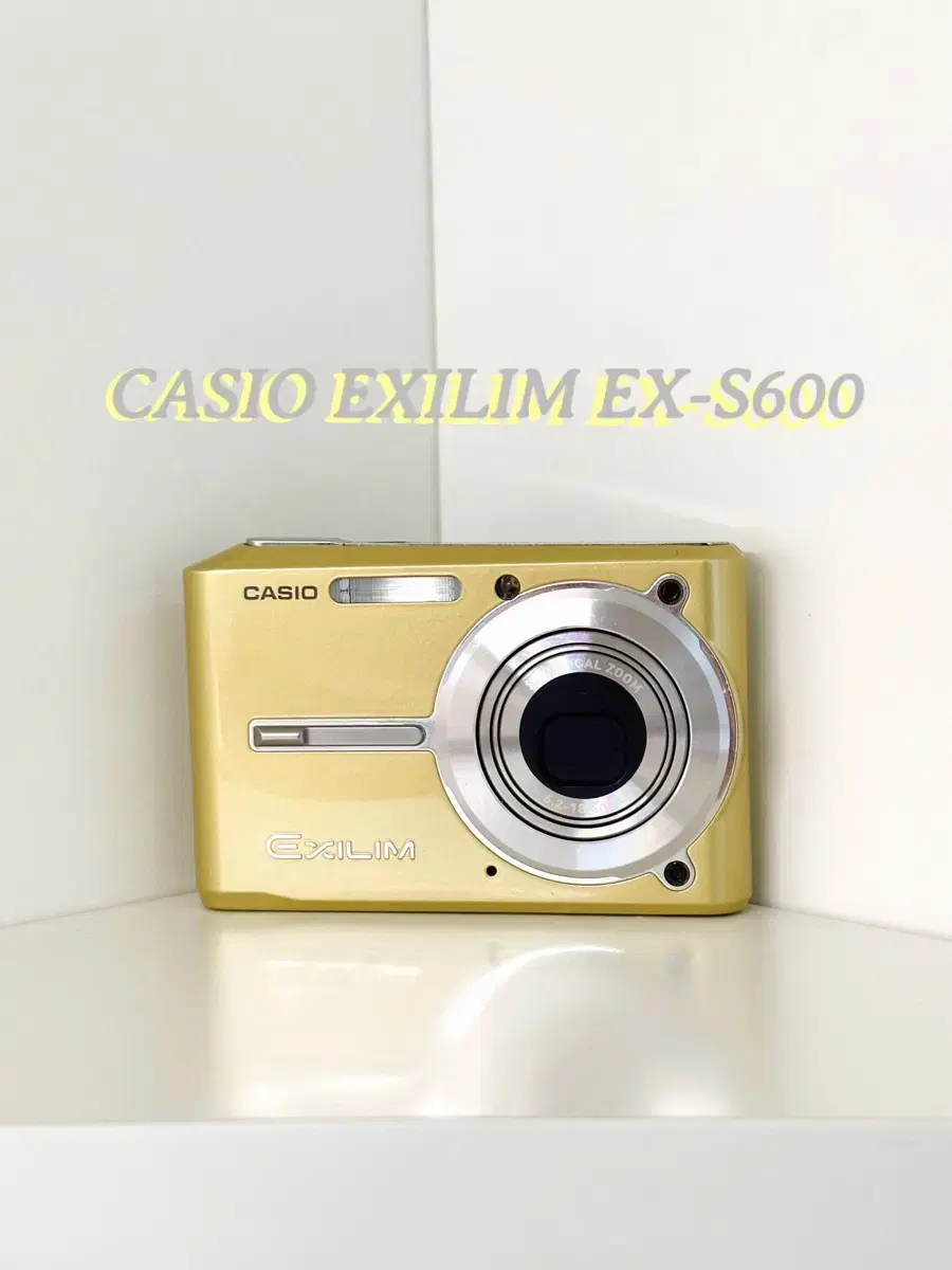 카시오 EXILIM Ex-S600 골드 디카 / 빈티지 디지털 카메라