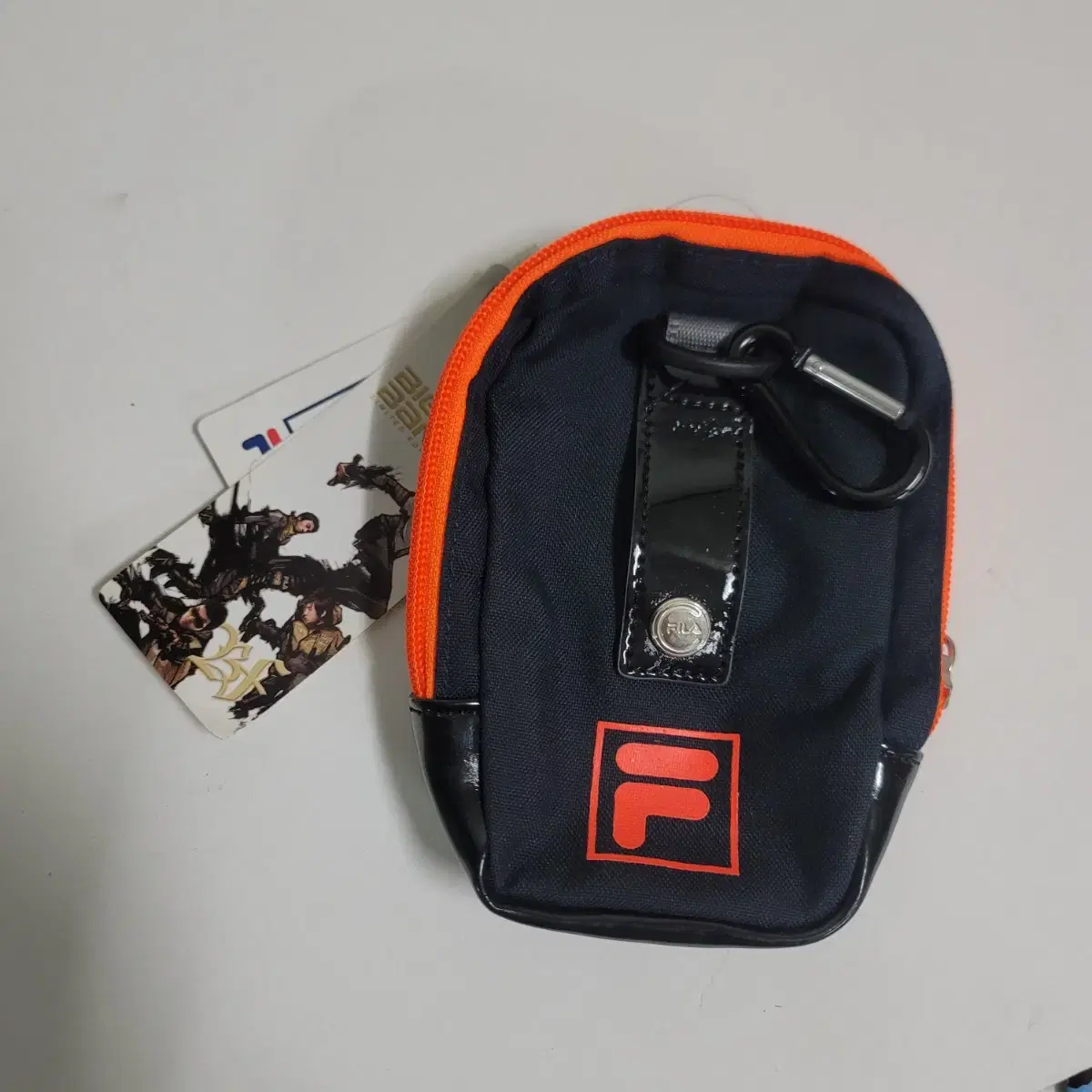 bigbang fila mini pouch 빅뱅 orange