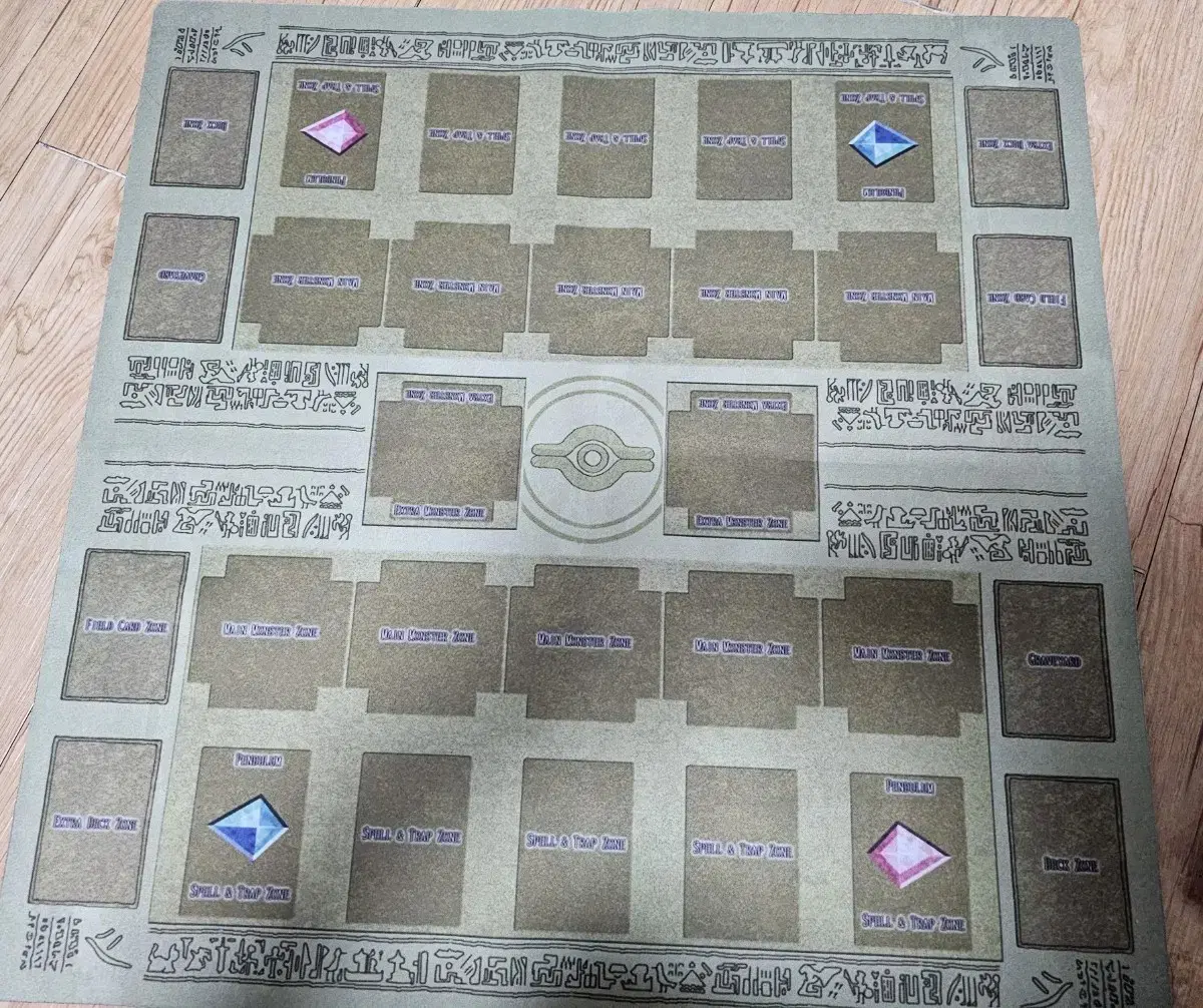 We are selling Yu-Gi-Oh! play mats.