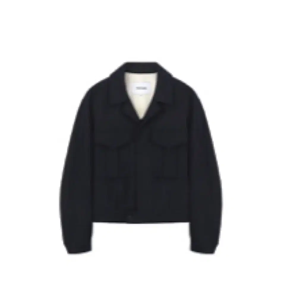 wool-blend Military Cropped Jacket 토니웩