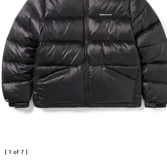 새상품 디스이즈 네버댓 패딩 블랙 Down Puffer Jacket