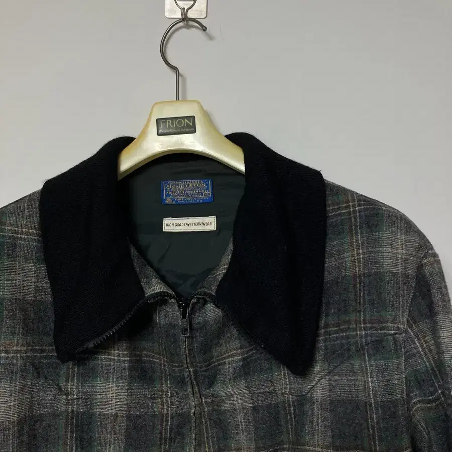 60s 펜들턴 체크 집업 pendleton