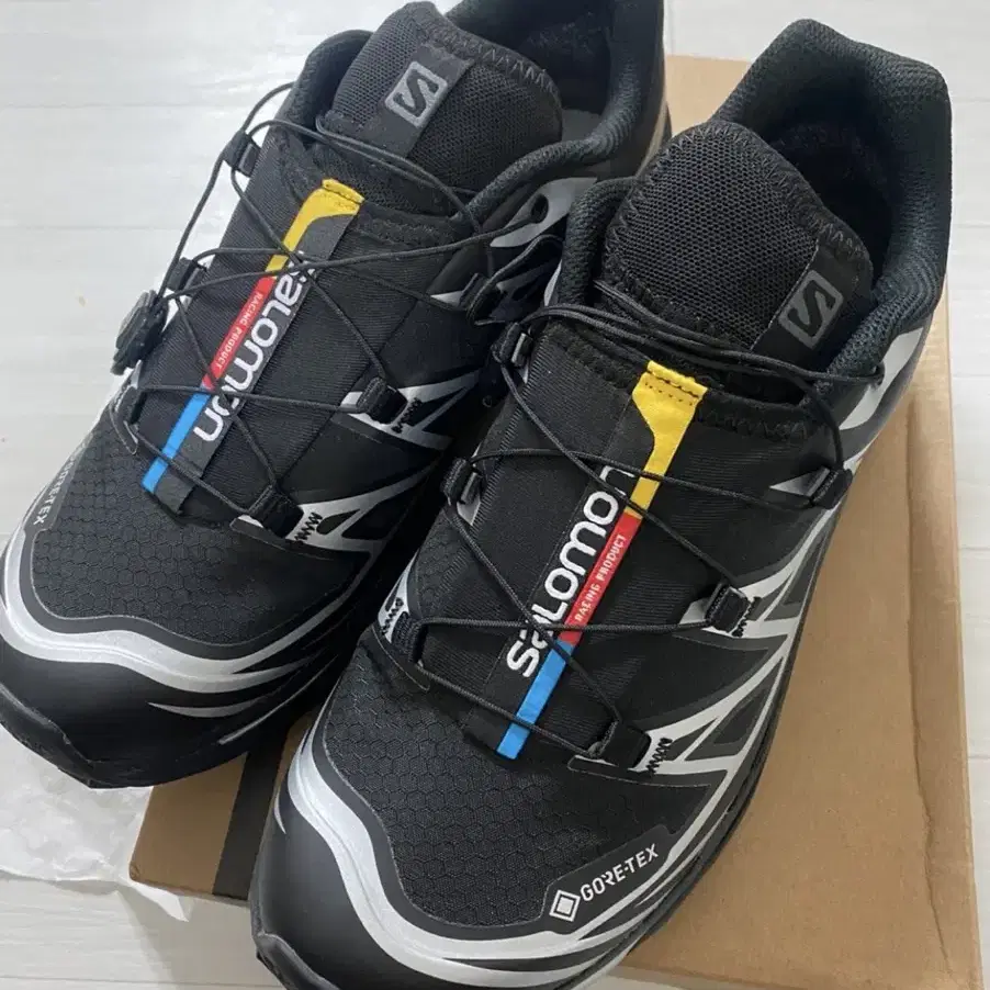 살로몬 등산화 Gore-Tex xt-6 블랙 실버