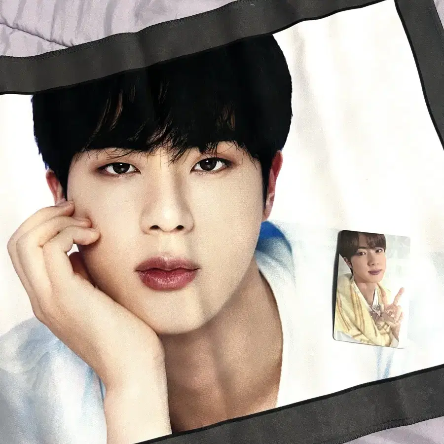 방탄소년단 진 쉬폰포스터&포토카드 일괄판매