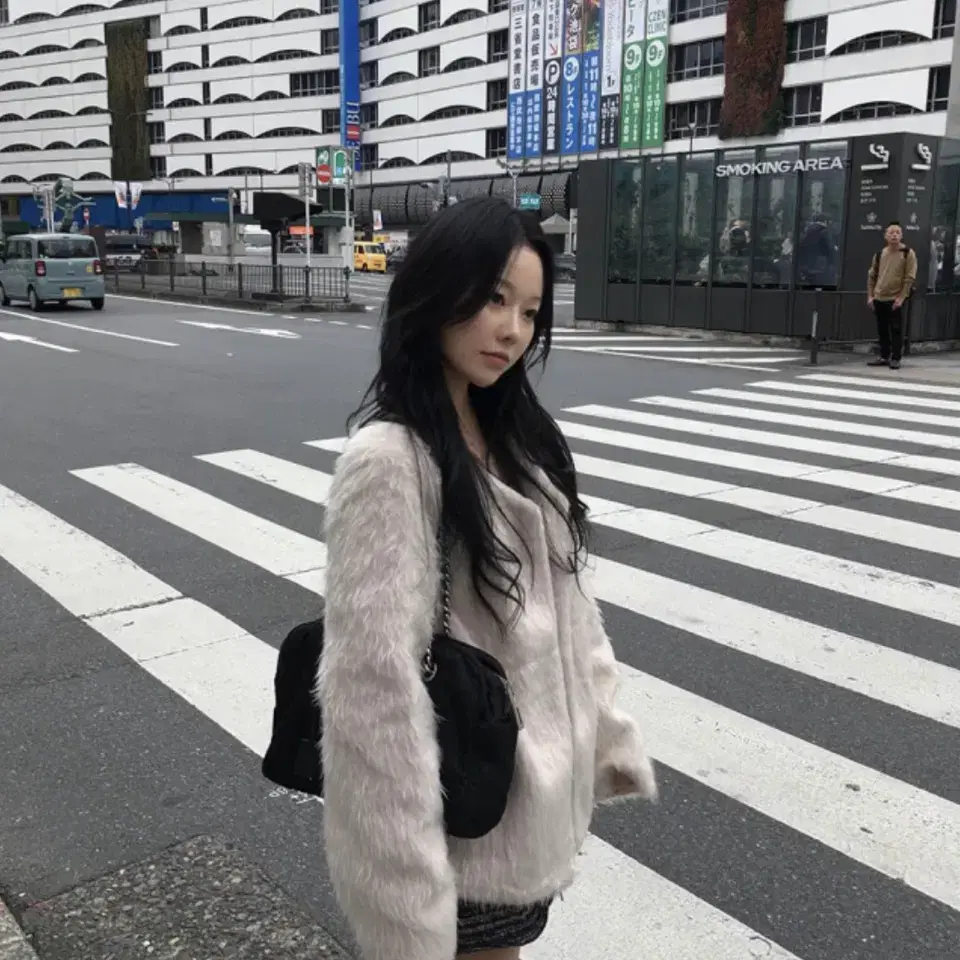 하몽마켓 hair fur jacket