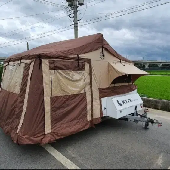 카이트 선샤인 원폴딩 캠핑폴딩트레일러