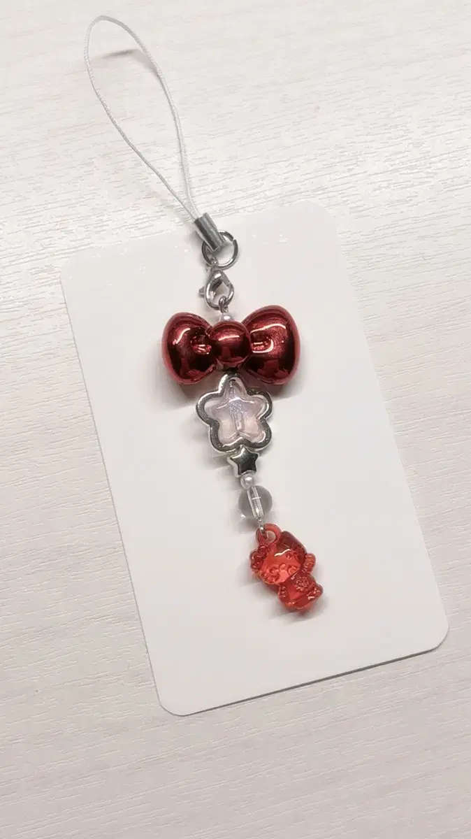 Red Hello Kitty keyring