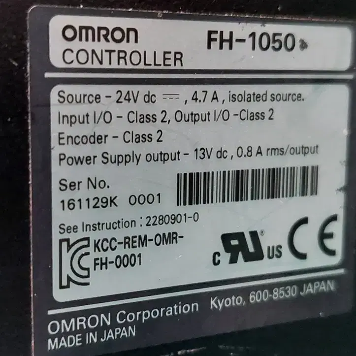 OMRON FH-1050 Controller 오므론 컨트롤러