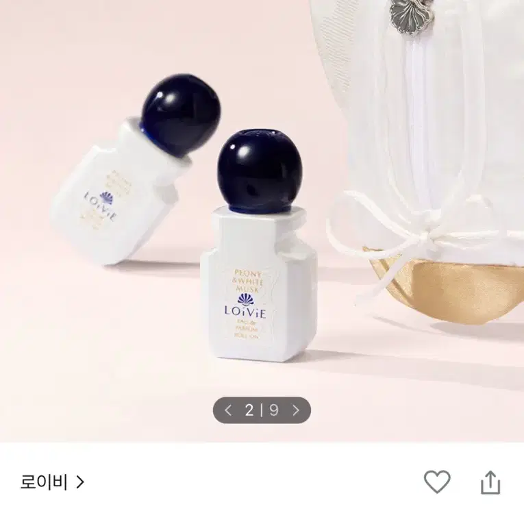 로이비 오드퍼퓸 롤온 피오니 앤 화이트 머스크