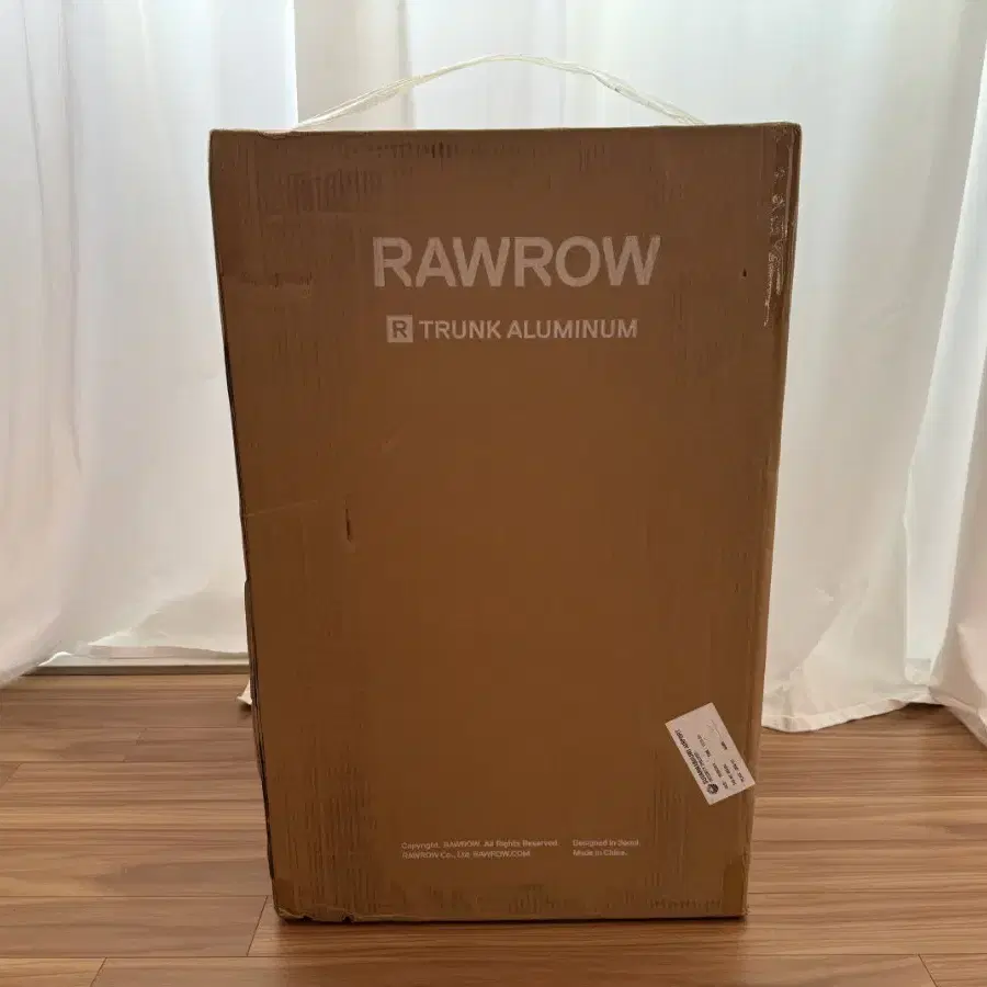 새제품 로우로우캐리어 R TRUNK ALUMINIUM 108L실버