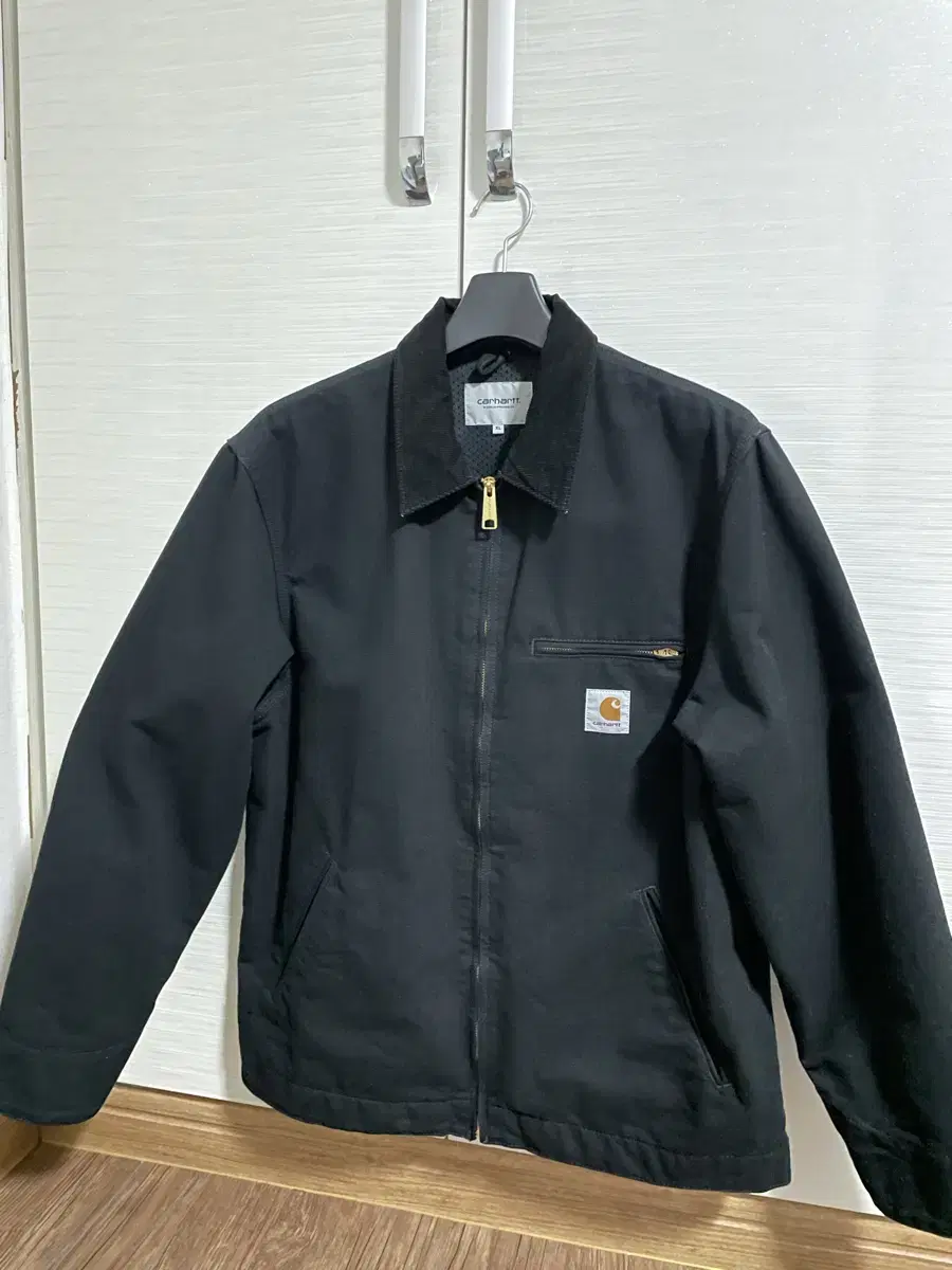 Carhartt WIP Detroit Jacket Black Rinsed