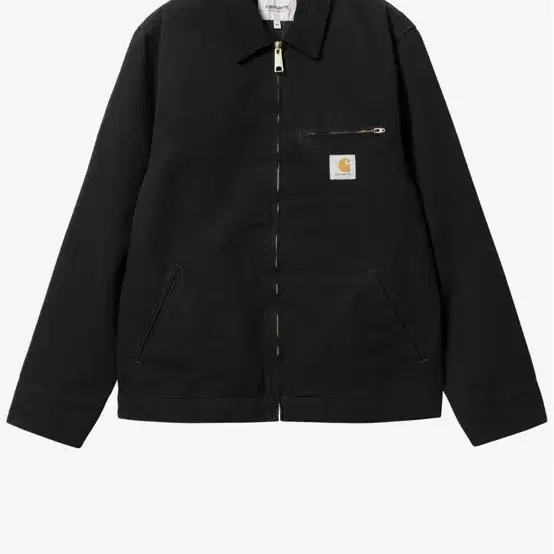 Carhartt WIP Detroit Jacket Black Rinsed