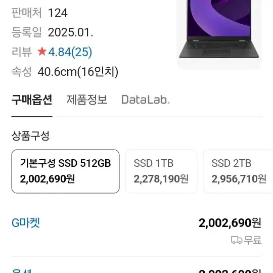 2025년 출시 LG 그램 Pro 360 16인치