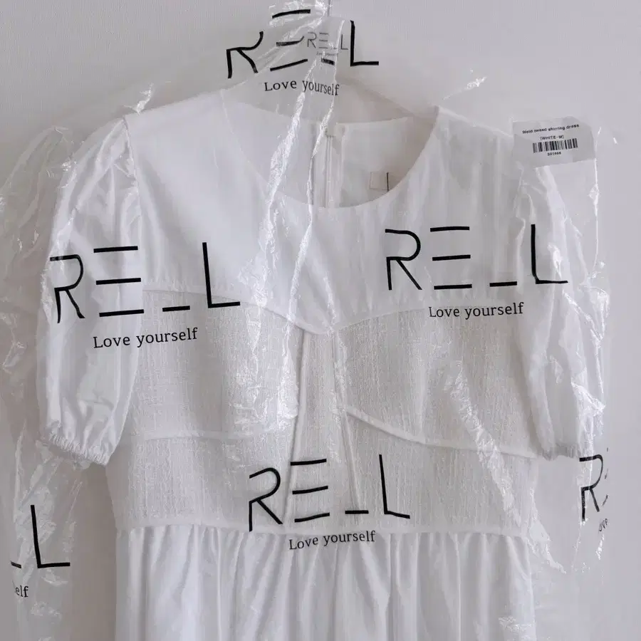 새제품*) 리엘 트위드 드레스  Re_L Meld tweed shirr