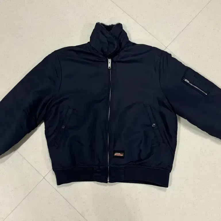 슈프림x디키즈 플라이트 봄버 Fur collar bomber navy