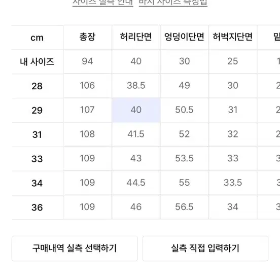 앤더슨벨 빈티지 리워크 프린트 진 29