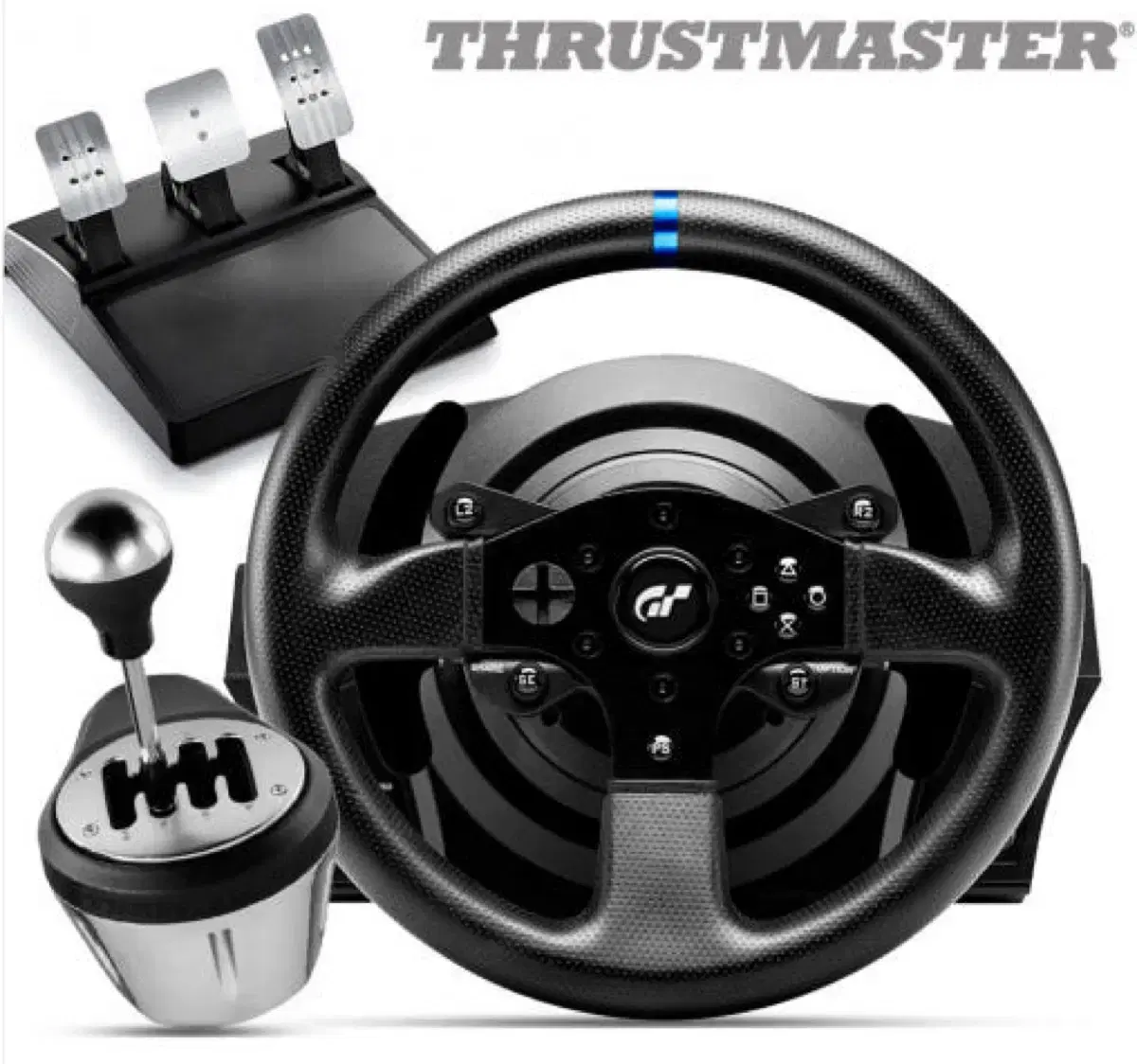 Thrustmaster 레이싱 휠 세트 일괄 판매합니다.